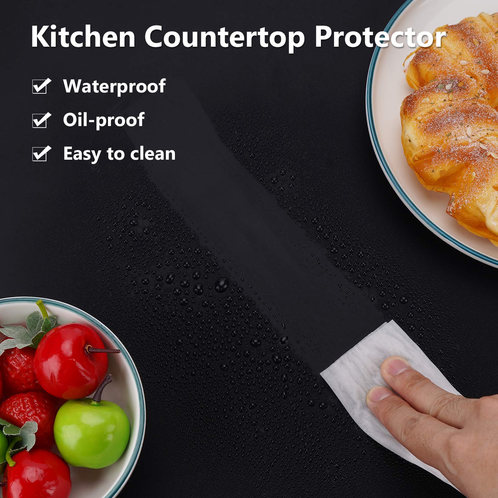 Gartful multipurpose silicone mat serves as placemat and trivet.