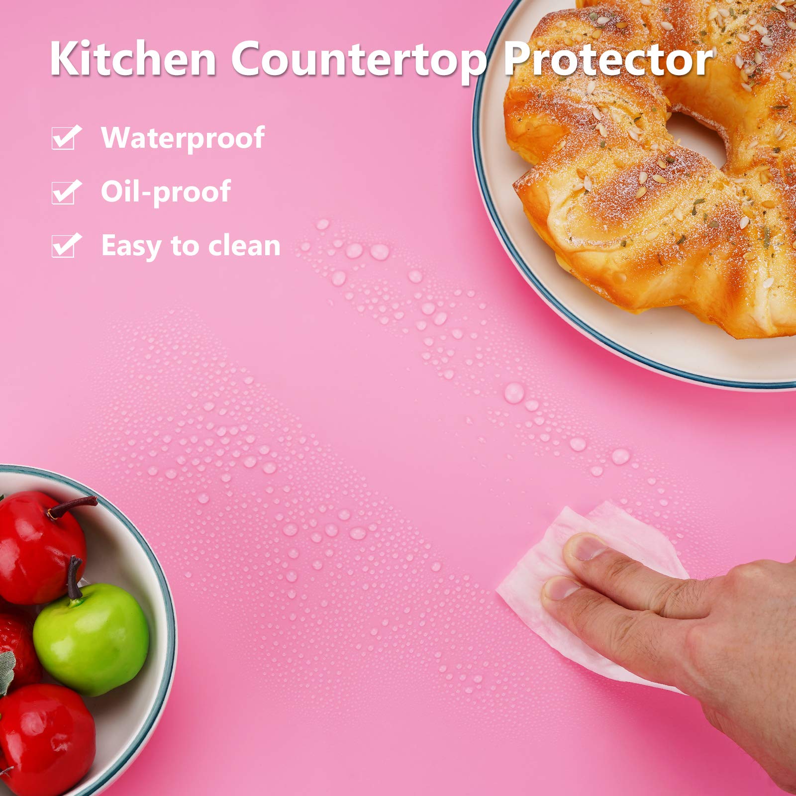Gartful multipurpose silicone mat serves as placemat and trivet.