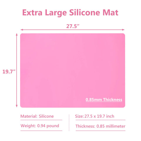 Gartful non-slip bottom keeps the mat secure on countertops.