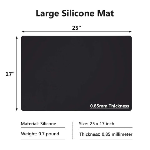 Gartful nonslip bottom mat keeps countertops stable during prep
