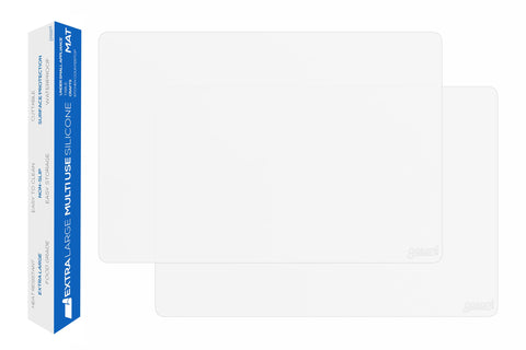 Gasare extra-large silicone mats shield countertops while accommodating large appliances and cookware.