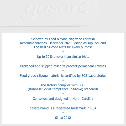Gasare heat-resistant silicone mats resist up to 446°F for safe appliance placement.