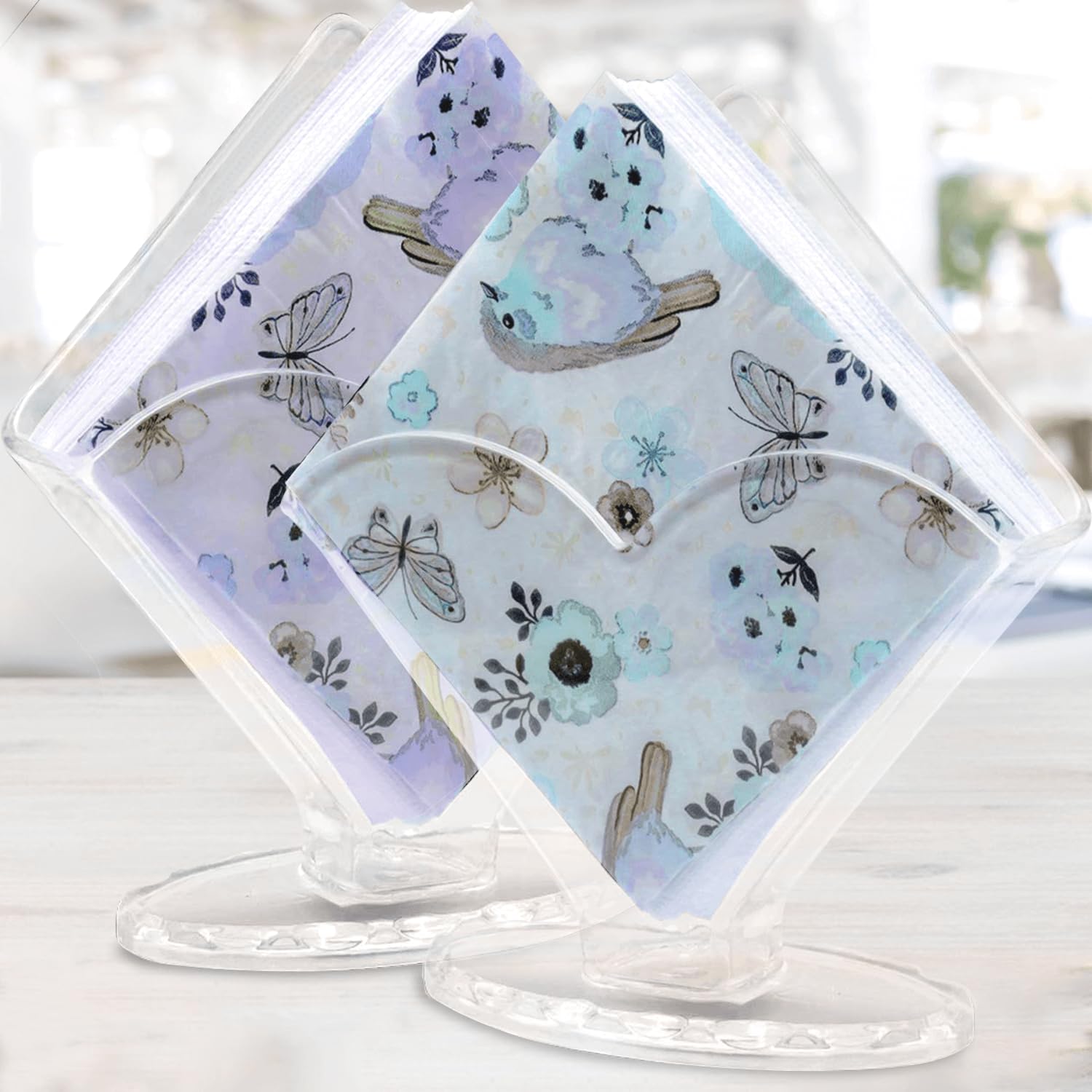 Gasgimos heart-design napkin holder adds modern elegance to gatherings