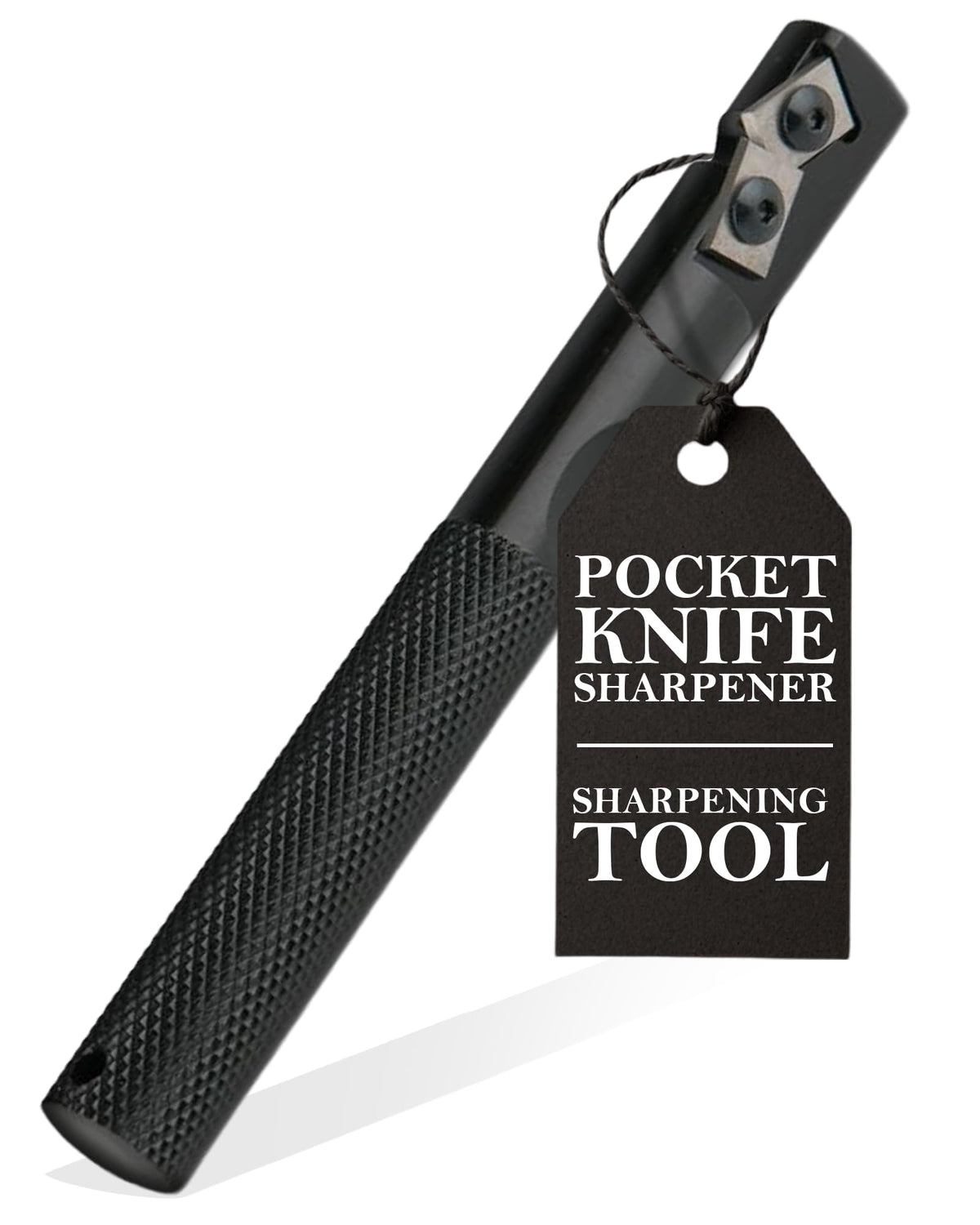 Gatco Edgemate pocket knife sharpener with compact design for on-the-go sharpening.