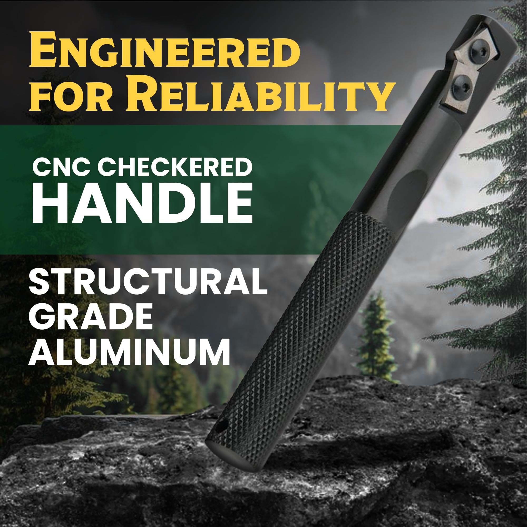 Gatco Edgemate sharpens knives quickly for efficient camp tasks.