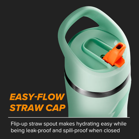 Gatorade Overtime easy-flow straw cap offers convenient, leak-proof sips