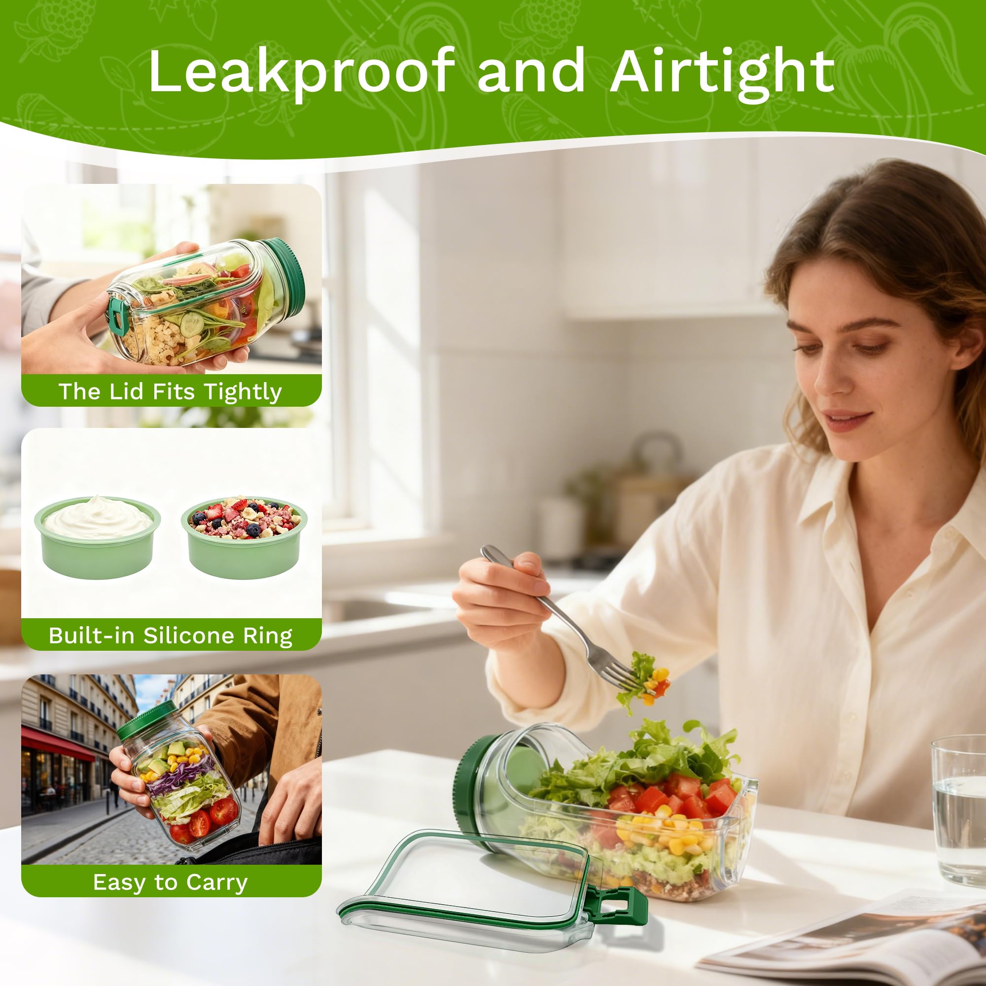 Gaulofo container is freezer and dishwasher safe for simple cleaning.