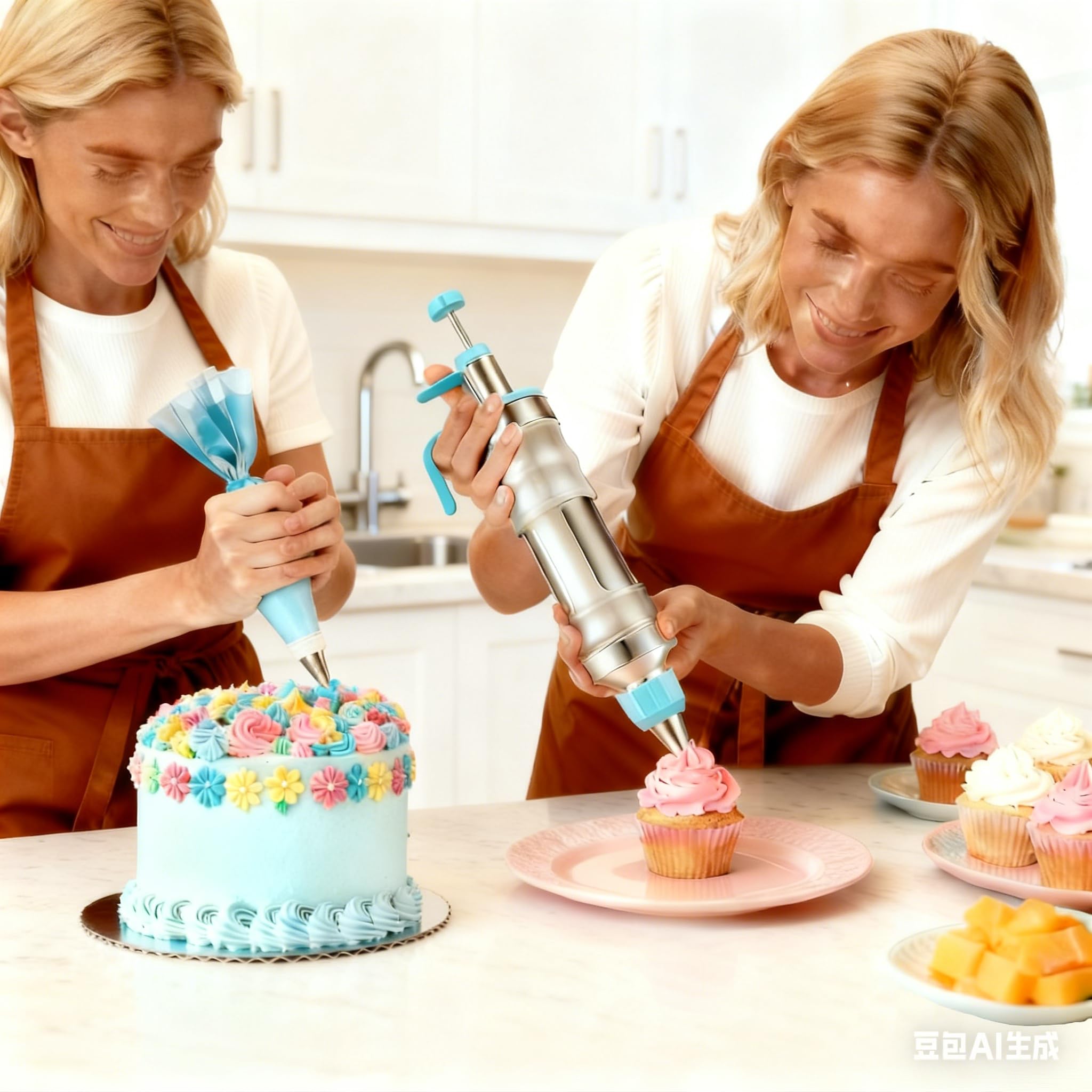 Gawren-H&E baking manual guide supports beginners learning decorating techniques