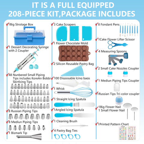 Gawren-H&E dessert decorating syringe enables precise icing on cakes and cupcakes