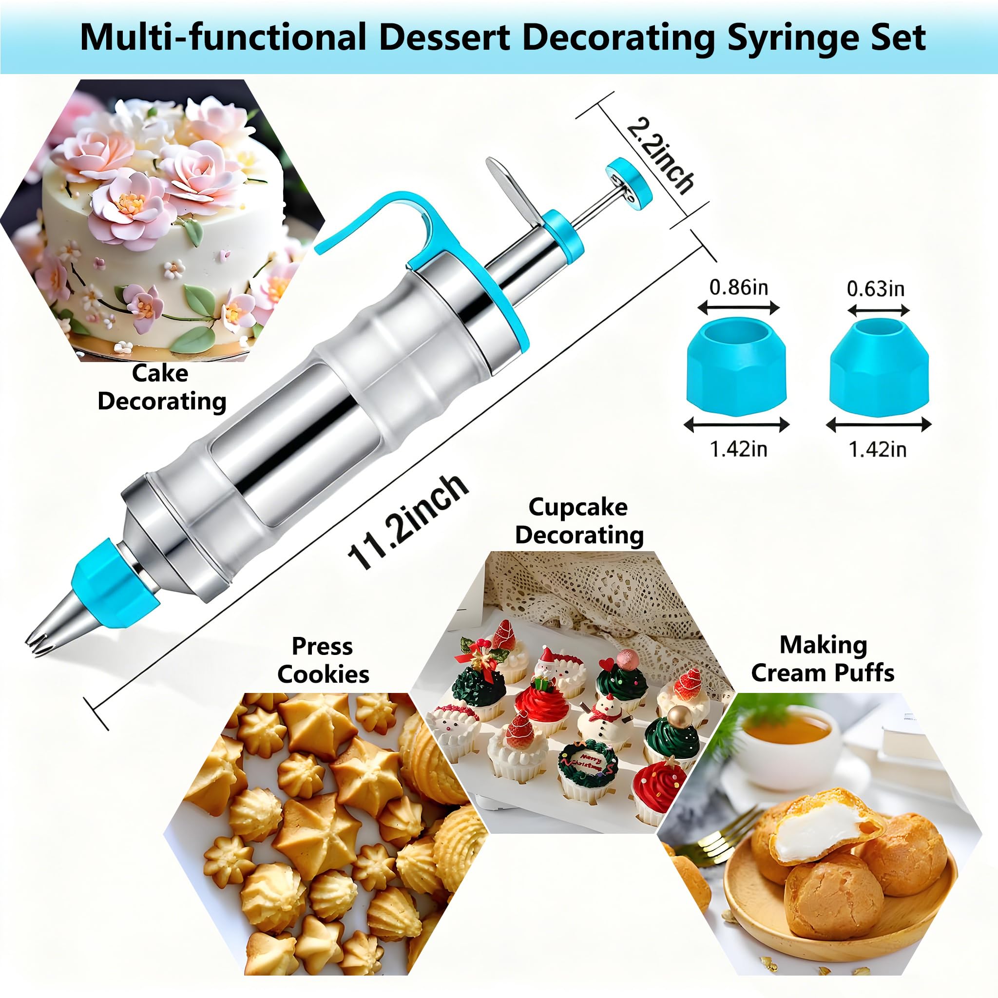 Gawren-H&E Russian piping tips create intricate textures on fondant and frosting