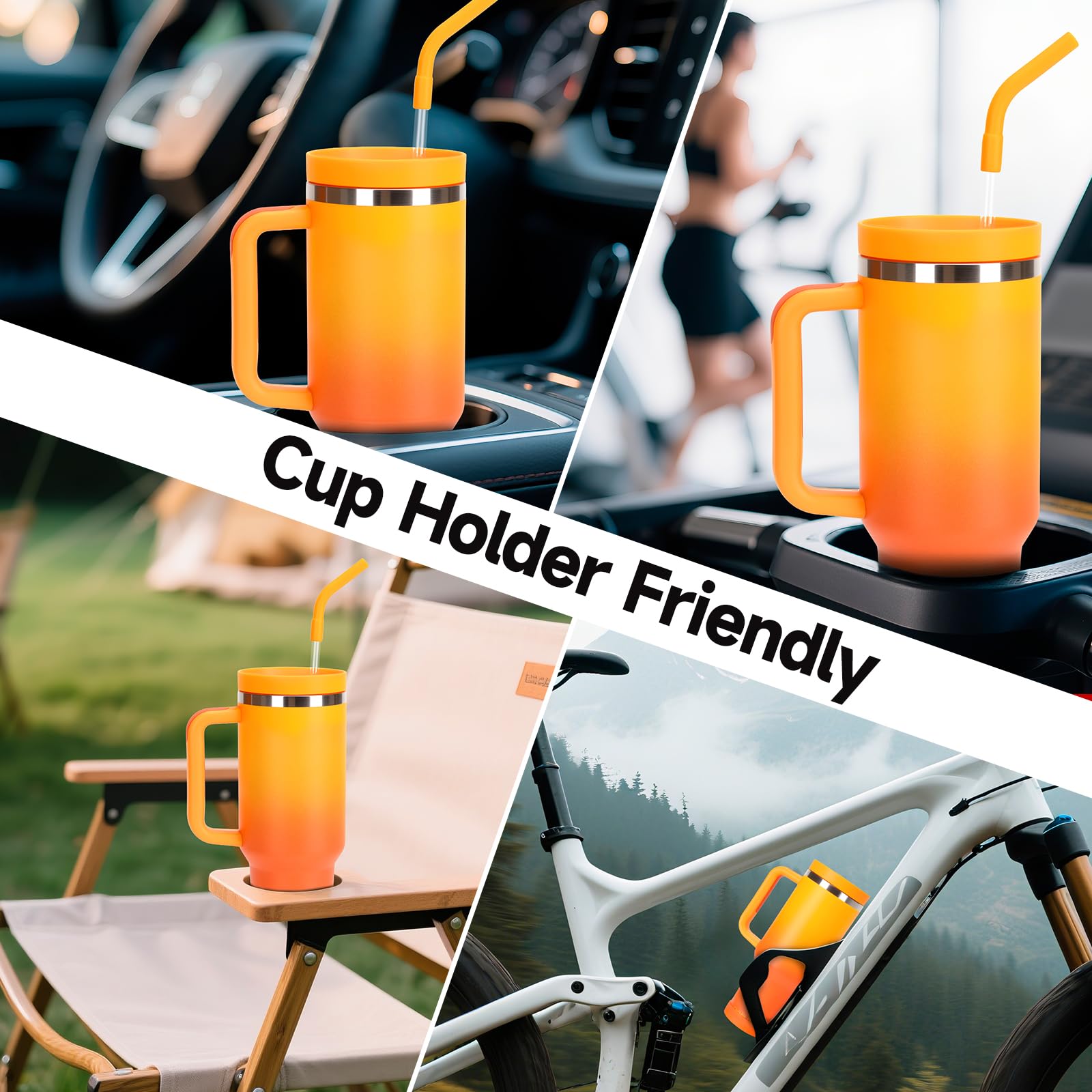 Silicone boot protects the base on bumpy rides.