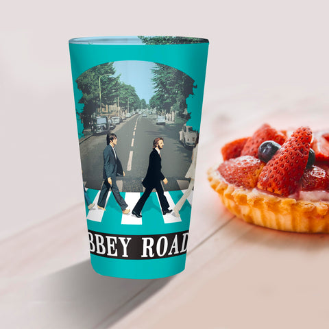 GB eye Abbey Road crosswalk glass is sturdy for everyday beverages.