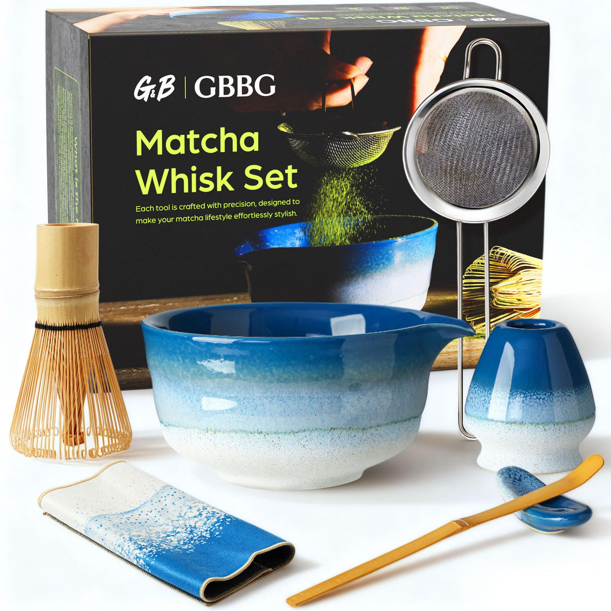 GBBG Desert Series ceramic matcha bowl 530ml supports smooth whisking and elegant serving rituals.