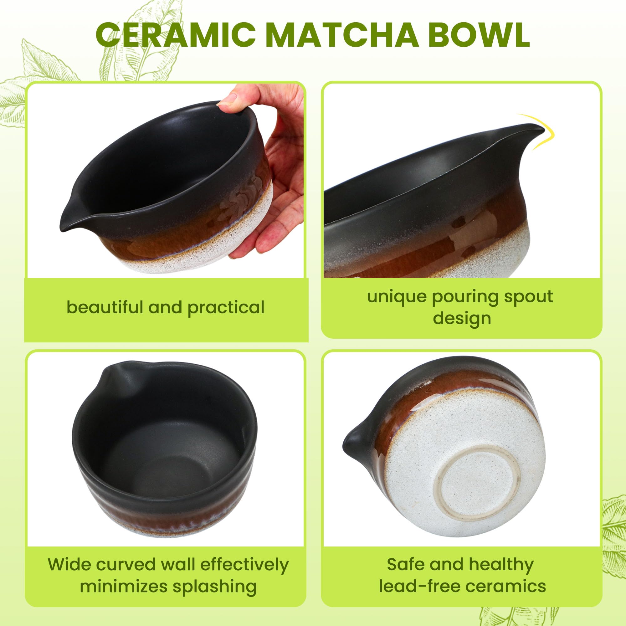 GBBG Matcha Whisk Set Desert Series tea towel assists quick cleanup after rituals.
