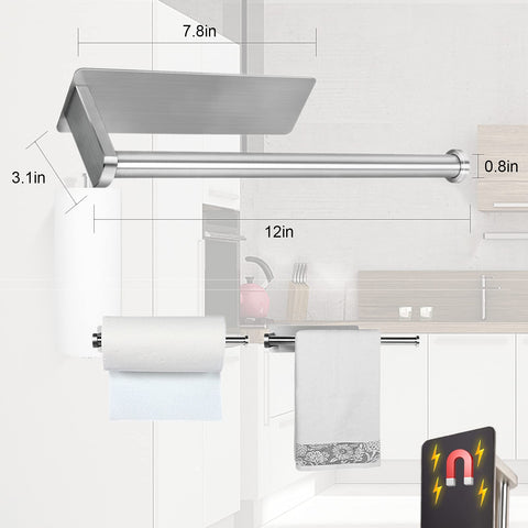 GBESTWOOW brushed steel finish suits kitchen or garage spaces.