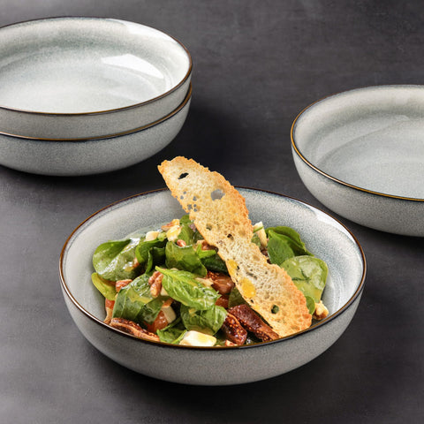 GBhome pasta bowl for salad or fruit, microwave-safe with easy cleaning.