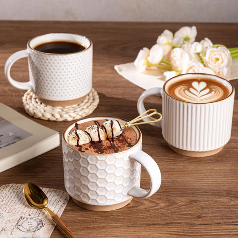 GBHOME ceramic mug with smooth rim for comfort