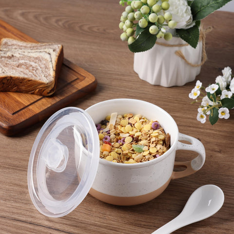 GBhome mug with ergonomic large handle prevents slips and burns