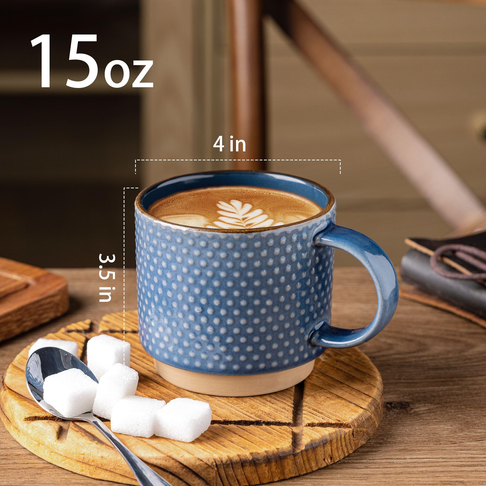 GBhome stackable mugs in a tidy kitchen drawer for space saving