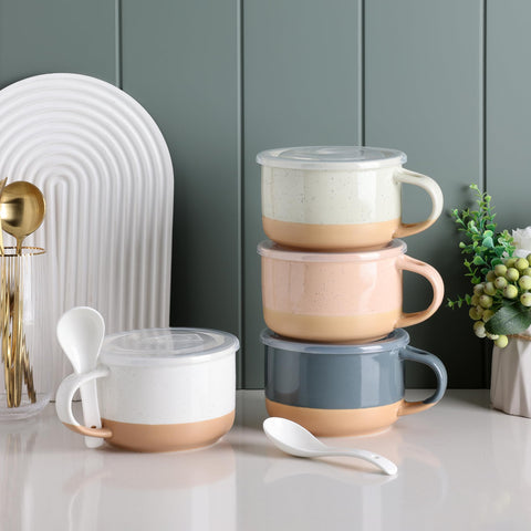 GBhome stackable soup cups save cabinet space and stay organized