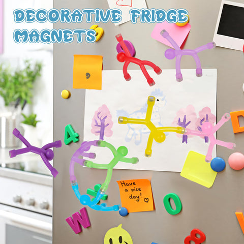 GBYMIUY soft TPE magnetic figures stay securely on metal surfaces for long-lasting use.