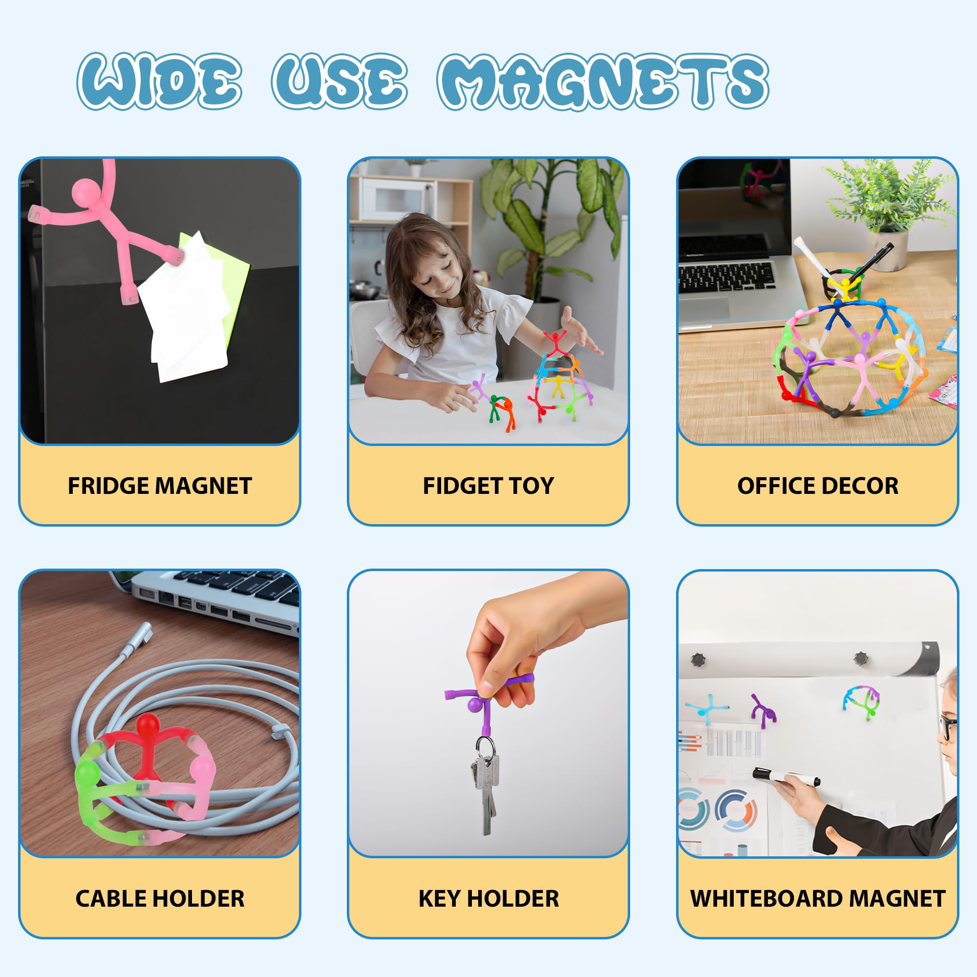 GBYMIUY travel-friendly magnetic figures ideal for planes or road trips.
