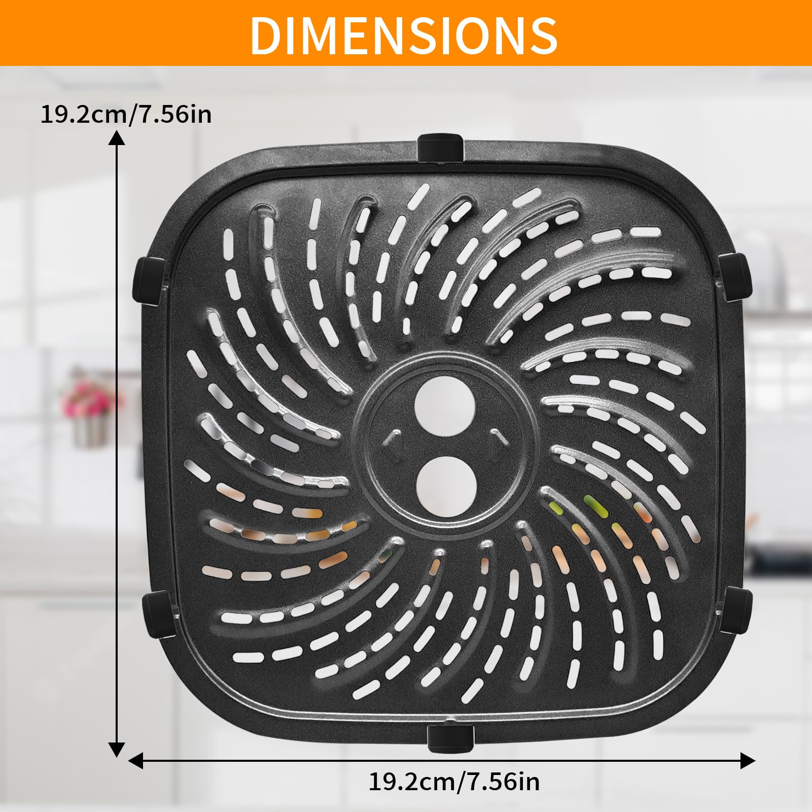 GCQFZ 8x8 grill pan demonstrating durable steel surface for cooking