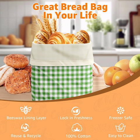GCTGCT pattern-design bread bag adds kitchen elegance