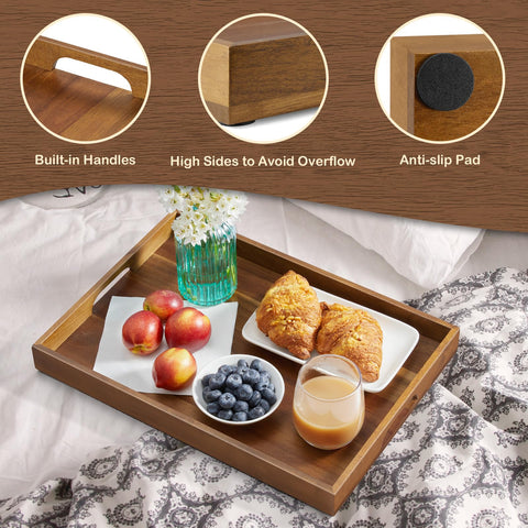 GCWSTJK coffee table serving tray elevates organization and shared meals.