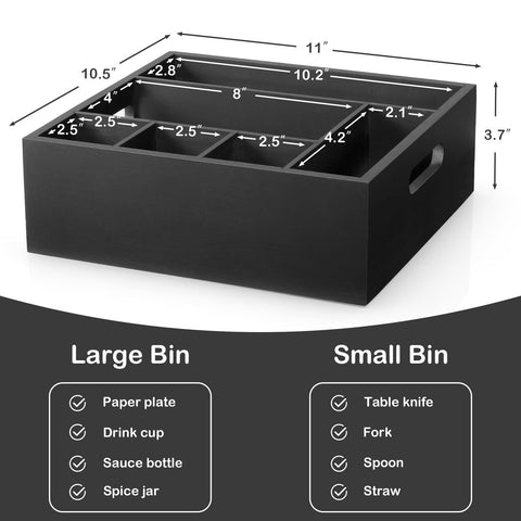 GCWSTJK gift-ready wood utensil holder for weddings and parties