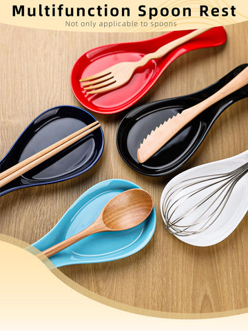 GDCZ large spoon rest protects surfaces and simplifies cleanup after meals.