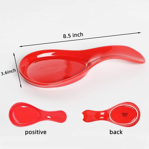 GDCZ spoon rest on stove top captures drips while cooking.