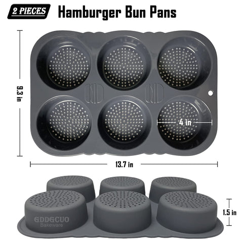 GDDGCUO easy-release design helps pop out buns smoothly