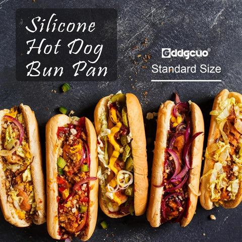 GDDGCUO silicone bun pan is dishwasher safe for fast cleanup