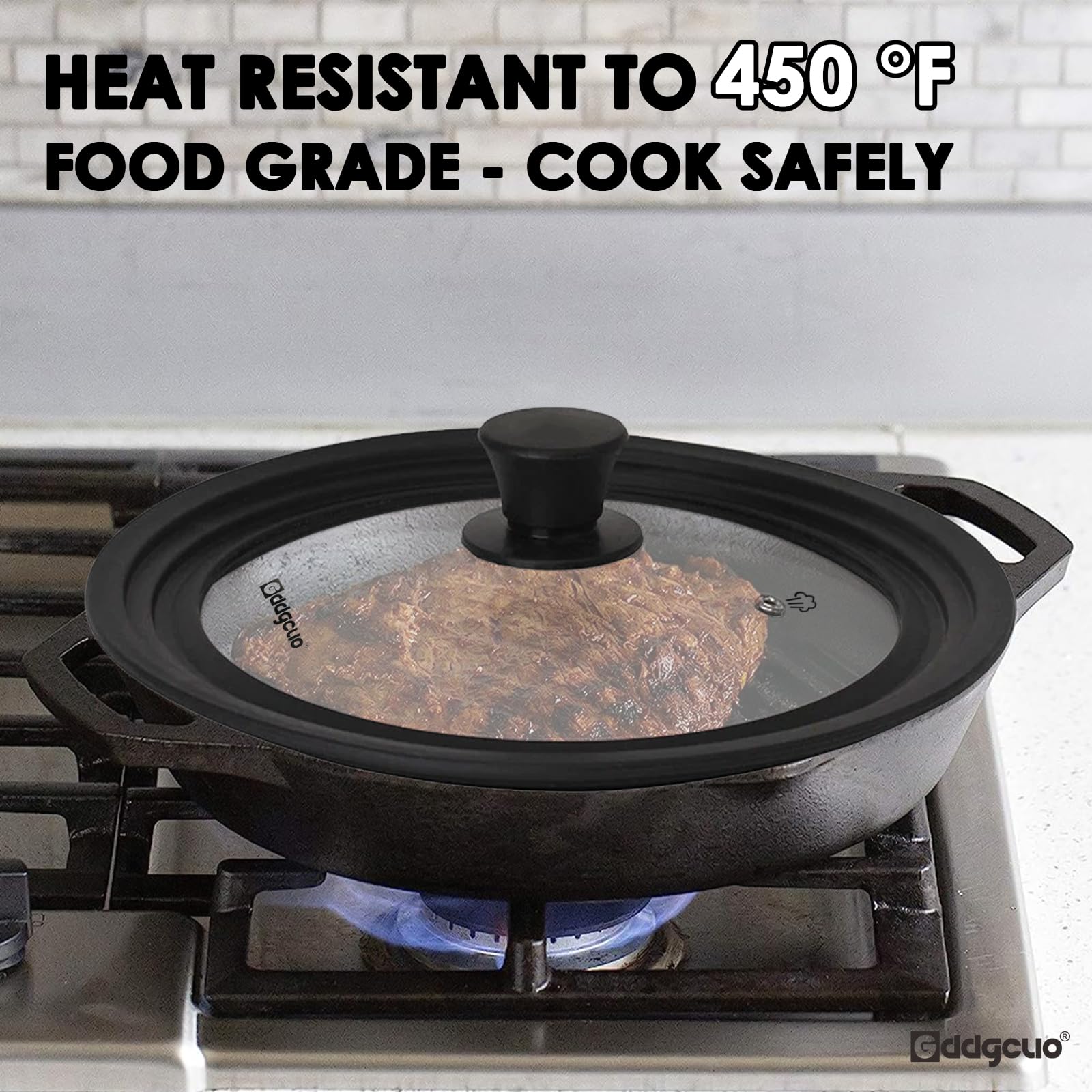 GDDGCUO pan lid dishwasher safe for quick cleanup after meals
