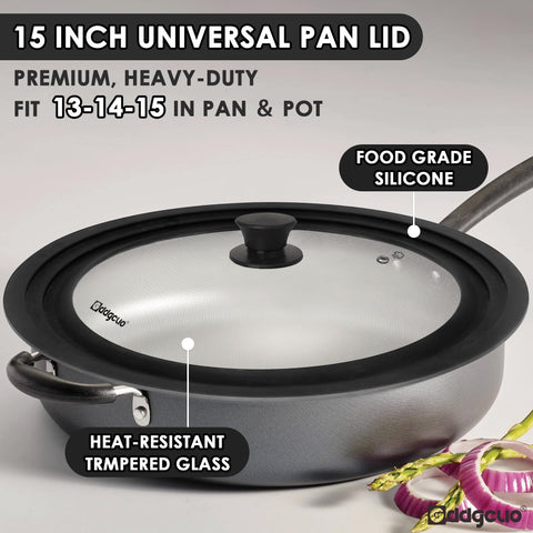 GDDGCUO lid with transparent glass for watching food cook.