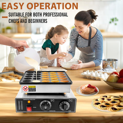 GDDGHS mini pancakes cleaning shows wipe-clean coating for simple maintenance.