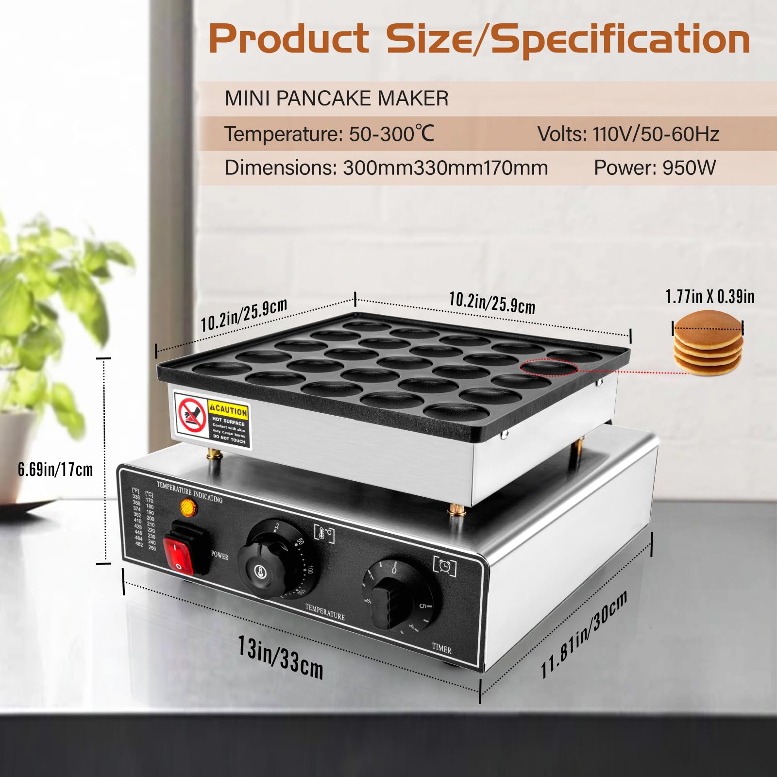 GDDGHS mini pancakes multi-use scenarios highlight versatility from waffles to crepes.