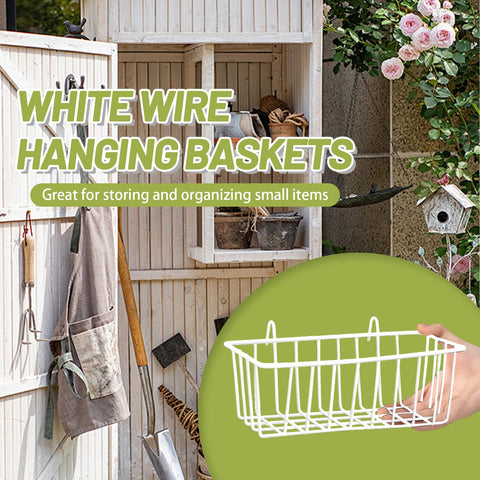 Gddochn sturdy curved-border wire basket with durable finish.