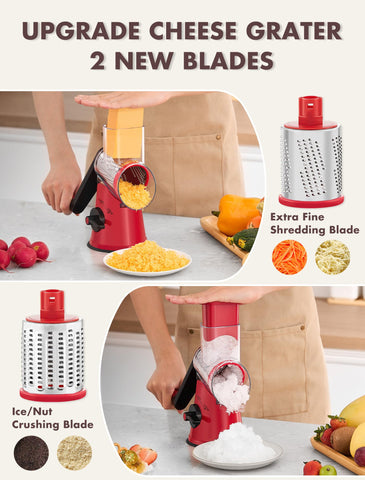 GDL 5-in-1 blades ice shaver close-up showing versatility