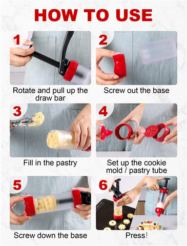 GDL cookie press set makes a thoughtful gift for baking enthusiasts.