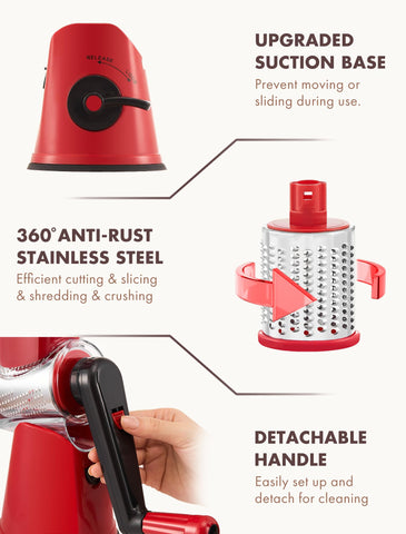 GDL detachable parts allow quick cleaning under running water
