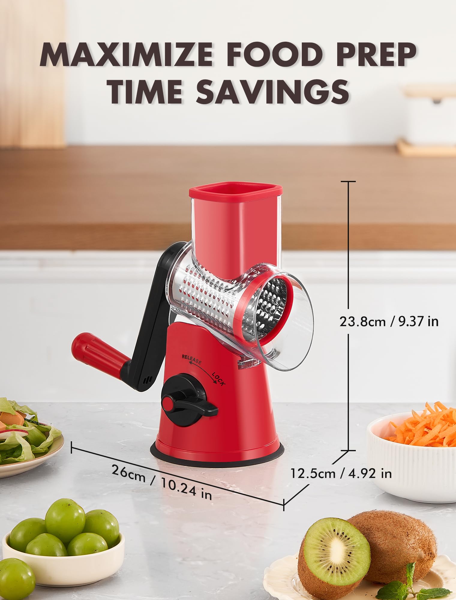 GDL dishwasher-safe design for fast kitchen cleanup