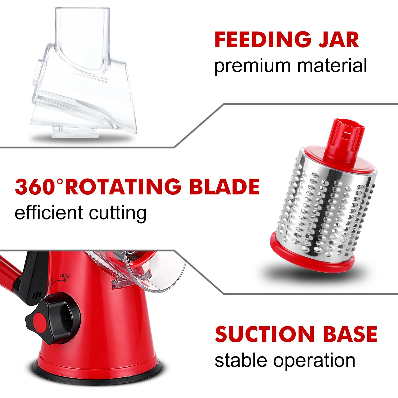 GDL quick-cutting action during rotation for efficient prep