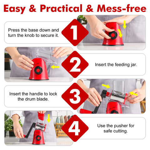 GDL safety features include non-slip base and safety pusher