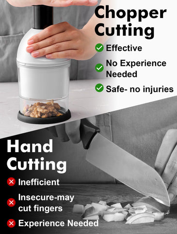 GDL stainless steel blade delivers clean, precise cuts