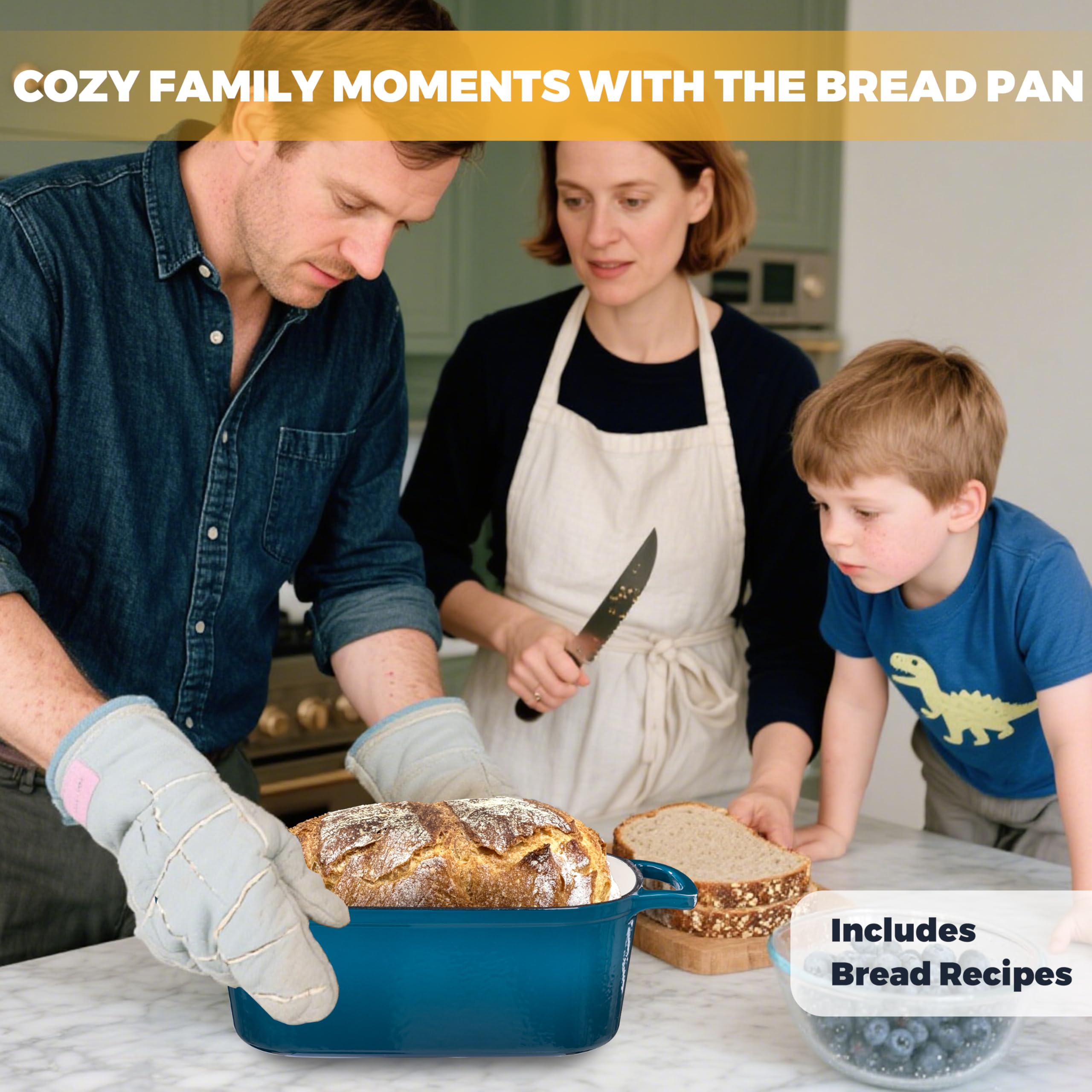 GdnWings versatile bread oven can function as a cast iron pot and centerpiece.