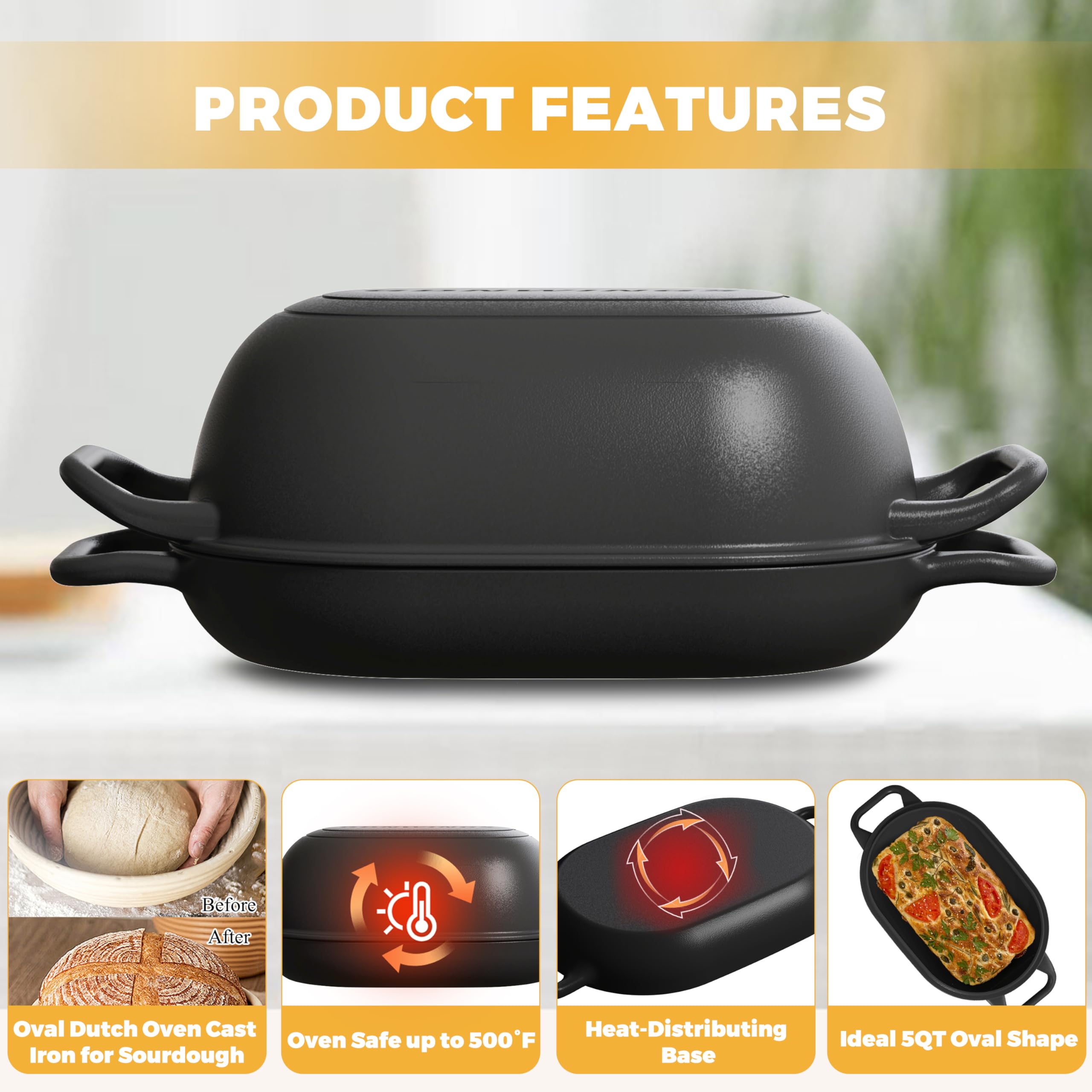 GdnWings 5QT bread oven highlighting heat retention for consistent results