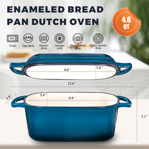 GdnWings self-basting lid traps steam to cultivate tender crumb and crisp exterior.