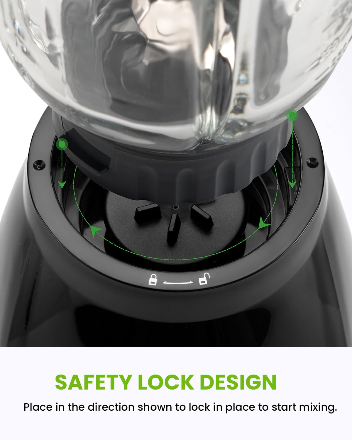 GDOR self-cleaning feature makes jar cleanup effortless after blending